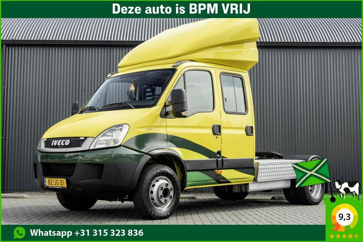 Iveco 70C17D EURO 3.0L | Be-Trekker | 12 ton | 7-Persoons |, Auto's, Bestelauto's, Lease, Automaat, Iveco, Grijs, Stof, Diesel