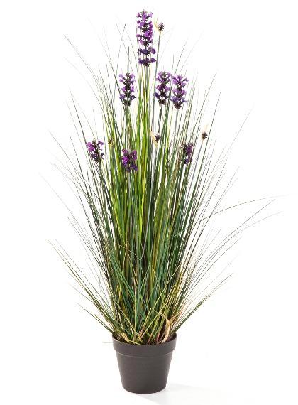 Kunstplant Lavendel Gras 90 cm, Huis en Inrichting, Kamerplanten