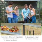 TRUUSK ® Grillpaviljoen BBQ-paviljoen Met 2 Planken Vlamvert, Tuin en Terras, Verzenden, Nieuw