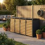 Afvalcontainer Omhulsel 4x | Verzinkt Staal | Laatste Stuks!, Ophalen of Verzenden, Nieuw, Metaal, Containerberging