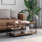 vidaXL Salontafel Oud Hout 90 x 49 x 40 cm Bewerkt hout, Minder dan 50 cm, Verzenden, Nieuw, Minder dan 50 cm