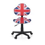 Bureaustoel | Kinderen | Stof | Blauw/Rood/Wit | Ergonomisch, Huis en Inrichting, Bureaus, Verzenden, Nieuw