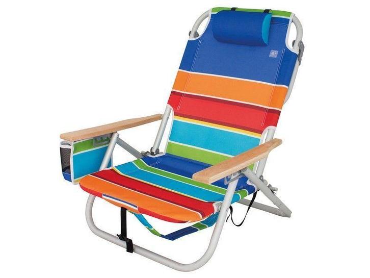 Eurotrail Strandstoel Sete Beach Multi Color, Caravans en Kamperen, Kampeeraccessoires, Nieuw