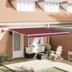 vidaXL Luifel handmatig uittrekbaar met LED 400x300 cm, Verzenden, Nieuw