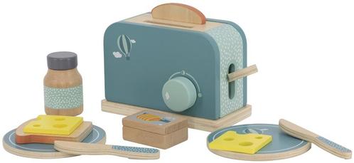 Label Label Groen Houten Broodrooster LLWT-24579, Kinderen en Baby's, Speelgoed | Houten speelgoed, Nieuw, Verzenden