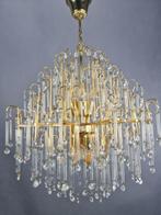 Kroonluchter - Kristal, Messing, Antiek en Kunst, Antiek | Lampen