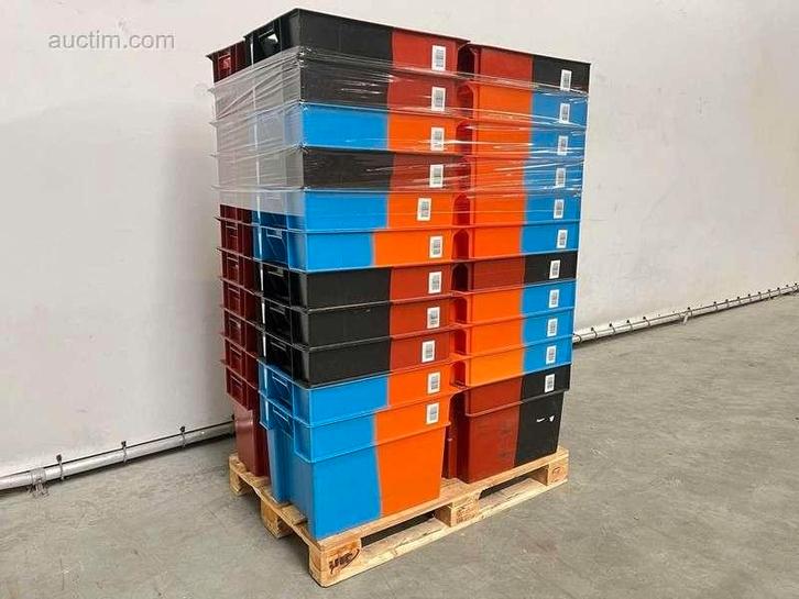 4x Magazijnkrat 600x400x400 mm (55x), Zakelijke goederen, Kantoor en Winkelinrichting | Magazijn, Stelling en Opslag, Ophalen