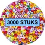 Fako Bijoux® - Cijferkralen Vierkant Bulk - Number Beads -, Verzenden, Nieuw