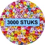 Fako Bijoux® - Cijferkralen Vierkant Bulk - Number Beads -, Hobby en Vrije tijd, Verzenden, Nieuw