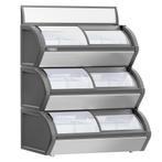 GGM Gastro | Diepvriezer voor wandmontage - 420 liter - 3 |, Witgoed en Apparatuur, Verzenden, Nieuw, Inbouw, Vrieskast