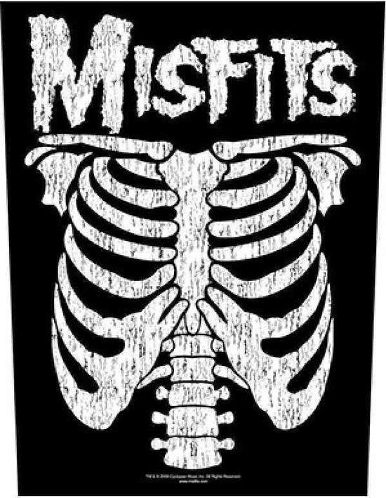 Misfits - Ribcage - Backpatch officiële merchandise, Verzamelen, Muziek, Artiesten en Beroemdheden, Kleding, Nieuw, Ophalen of Verzenden