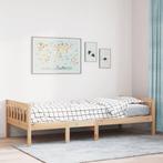 vidaXL Kinderbed zonder matras massief grenenhout 90x200 cm, Huis en Inrichting, Slaapkamer | Bedden, 90 cm, Eenpersoons, Bruin