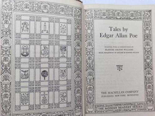 Edgar Allan Poe/Unknown Illustrator - Tales by Edgar Allan, Antiek en Kunst, Antiek | Boeken en Bijbels