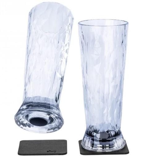 Silwy Bier Glazen 0.5L 2st., Caravans en Kamperen, Kampeeraccessoires, Nieuw