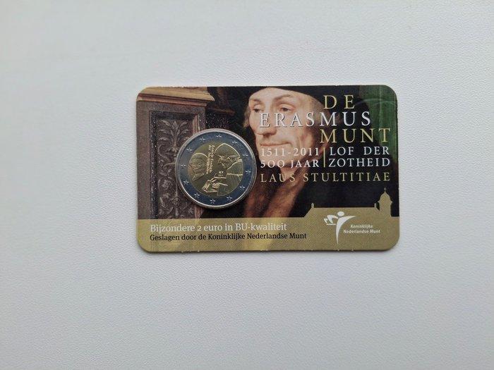Nederland. 2 Euro 2011 Erasmus (Zonder Minimumprijs), Postzegels en Munten, Munten | Europa | Euromunten