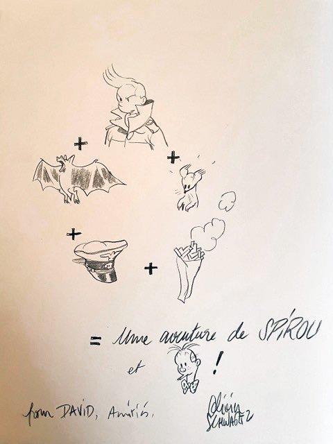 Spirou vu par... T5 - Le Groom vert-de-gris + dédicace - C -, Boeken, Stripboeken