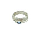 Recarlo - Ring - 18 karaat Witgoud - 0.33ct. tw. Saffier -, Sieraden, Tassen en Uiterlijk, Ringen, Nieuw