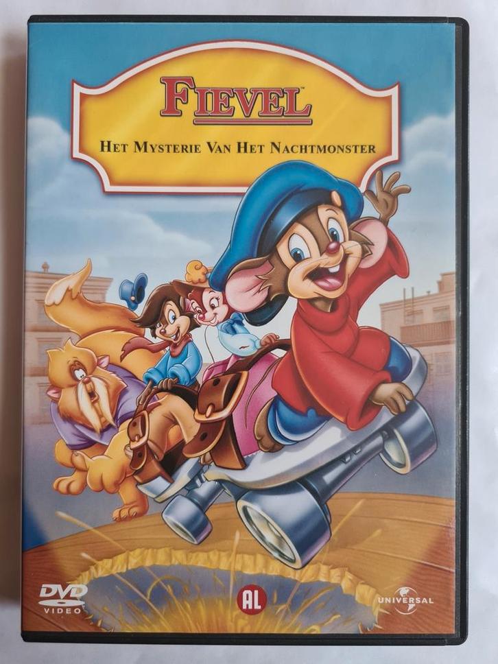 FIEVEL HET MYSTERIE VAN HET NACHTMONSTER (DVD), Cd's en Dvd's, Dvd's | Overige Dvd's, Gebruikt, Verzenden
