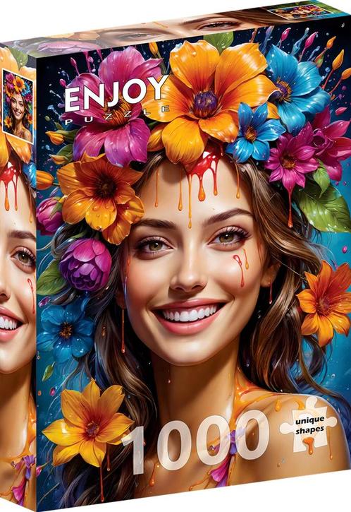 Flower Girl Puzzel (1000 stukjes) | Enjoy Puzzle - Puzzels, Hobby en Vrije tijd, Denksport en Puzzels, Nieuw, Verzenden