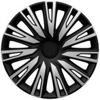 4-Delige Wieldoppen  Copra 16-inch zilver/zwart, Verzenden, Nieuw
