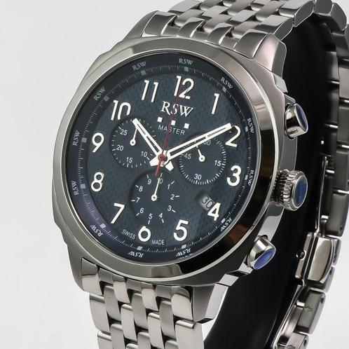 RSW - Swiss Chronograph - RSWM145-SS-9 - Zonder Minimumprijs, Sieraden, Tassen en Uiterlijk, Horloges | Heren