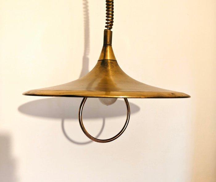 Lamp - Messing - 1970s heksenhoedlamp, Antiek en Kunst, Curiosa en Brocante