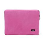 Bombata Velvet Laptophoes Sleeve - 13 / 14 inch - Fuchsia, Computers en Software, Laptoptassen, Verzenden, Nieuw
