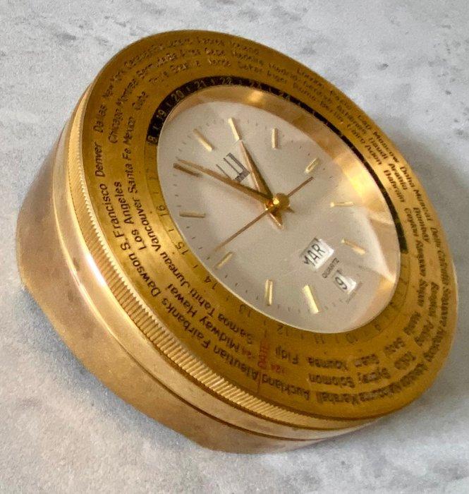 Bureauklok - Dunhill - Messing - 1970-1980, Antiek en Kunst, Antiek | Klokken