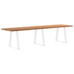 vidaXL Eettafel met natuurlijke rand 320x80x74 cm massief, Huis en Inrichting, Tafels | Eettafels, Verzenden, Nieuw