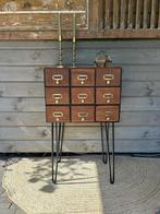 Sfeervol ladekastje, Minder dan 50 cm, 5 laden of meer, Verzenden, Sfeervol , industrieel , Vintage