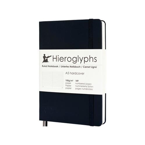 Hieroglyphs Notitieboek A5 Gelinieerd - Diverse Kleuren, Diversen, Notitieboeken, Nieuw, A5, Verzenden