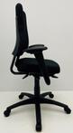500x) BMA Axia bureaustoel, nieuwe stof, hoge rug, zwart, 4D