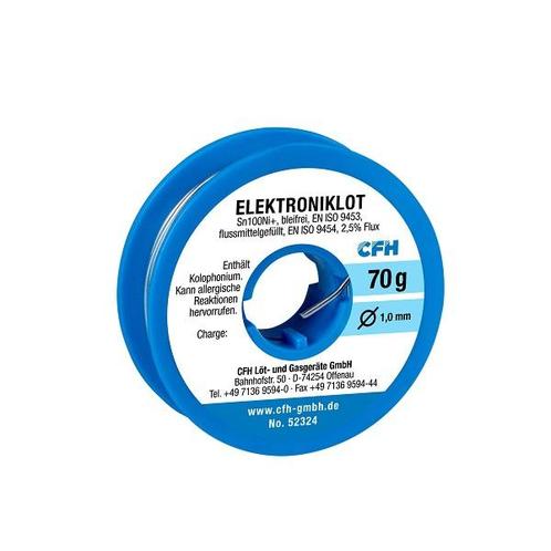 Elektronicasoldeer - Ø1 mm, 70 gram - CFH EL 324 (PLAATWERK, Auto diversen, Autogereedschap, Nieuw, Verzenden