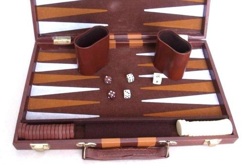 Bordspel - Backgammon - 28mm, Antiek en Kunst, Antiek | Overige Antiek