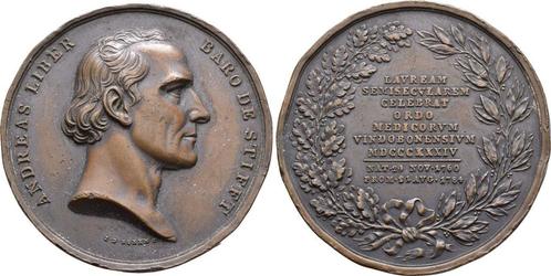Brons medaille auf den Leibarzt vom Kaiser 1834 Habsburg:..., Postzegels en Munten, Munten | Europa | Niet-Euromunten, Verzenden