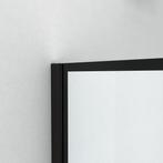 Douchewand met zwart raster 90x195 Sanotechnik Soho Black, Nieuw, Glasplaat, Veiligheidsglas, 80 tot 120 cm