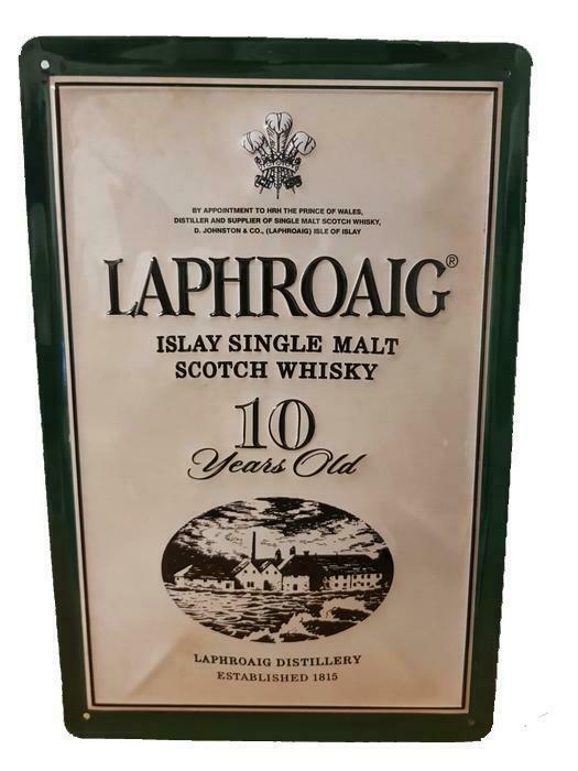 Laphroaig distillery reclamebord, Verzamelen, Merken en Reclamevoorwerpen, Nieuw, Verzenden