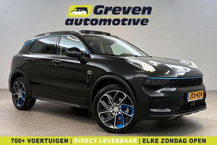 Lynk & Co 01 1.5 Pano Memory 360° Virtual Stoelverwarming, Auto's, Lynk & Co, Lease, Automaat, SUV of Terreinwagen, Zwart, Verzenden