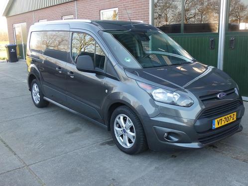 Ford Transit Connect 1.5 TDCI L2 Trend navi/came*leder*3zits, Auto's, Bestelauto's, Dealer onderhouden, Lease, Zwart, Automaat