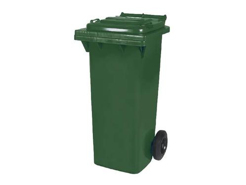 2-wiel kunststof afvalcontainer - 80 liter - groen, Zakelijke goederen, Kantoor en Winkelinrichting | Magazijn, Stelling en Opslag