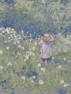 Chris van Dijk  (1952) Impressionist -  Marguerites de, Antiek en Kunst