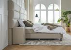 ACTIE! Boxspring Lissabon 160 200 Beige, Verzenden, Beige, 200 cm, Modern