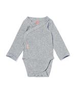 HEMA Newborn meegroei overslagromper rib met bamboe stretch, Verzenden, Nieuw