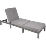 Wicker ligbed Sofia - grijs, Tuin en Terras, Tuinsets en Loungesets, Verzenden, Nieuw