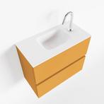 MONDIAZ ADA 60cm toiletmeubel ocher. LEX wastafel talc, Ophalen of Verzenden, Nieuw, Bad