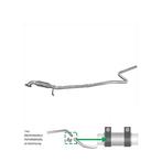 Middenpijp Uitlaat 2 1.4, Verzenden, Nieuw