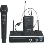 Ibiza DR20UHF-HB 2-kanaals UHF Ontvanger Met Hand, Headset, Muziek en Instrumenten, Microfoons, Verzenden, Nieuw, Overige typen