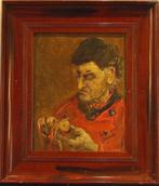 Nederlandse school (XIX) - Volemdamse visser aan het, Antiek en Kunst, Kunst | Schilderijen | Klassiek
