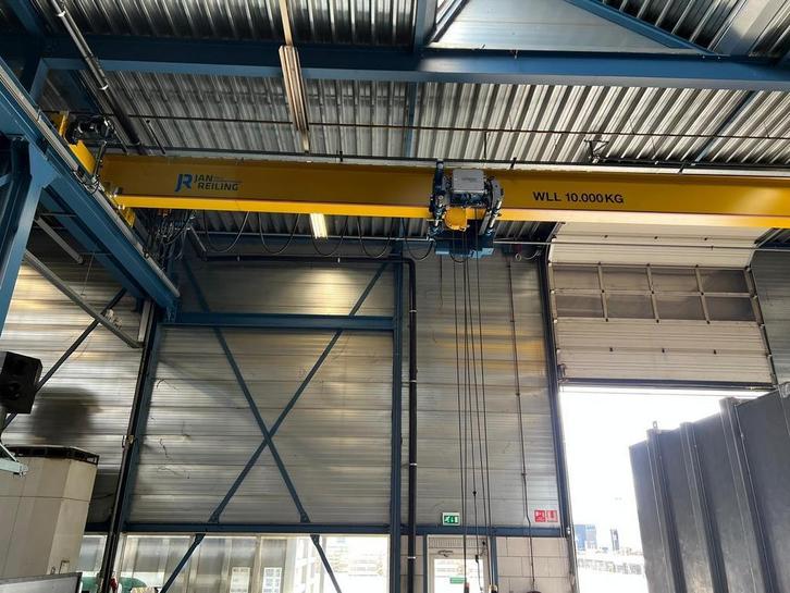 Demag enkelligger bovenloopkraan 13.325mm x 10.000kg 001646U, Doe-het-zelf en Verbouw, Gereedschap | Overige machines, Gebruikt