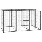 vidaXL Hondenkennel 7,26 m² staal, Verzenden, Nieuw